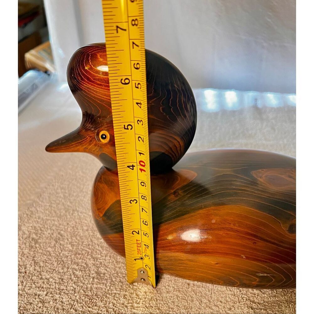 *VERY RARE* Ducks Unlimited Valarie Bundy 1989 Special Edition 1990 Wooden Decoy - Picture 9 of 13